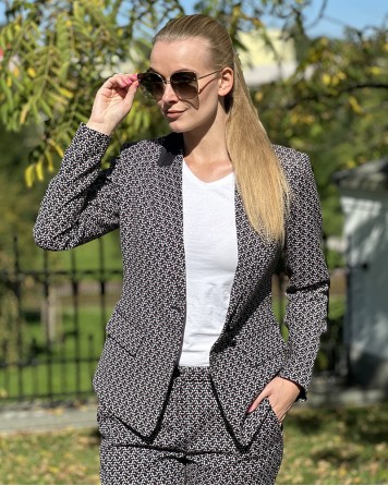 Sako dámské Pinko vzor mozaika